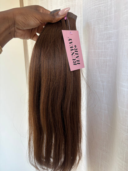 Yaki Straight Seamless Clip-In Extensions