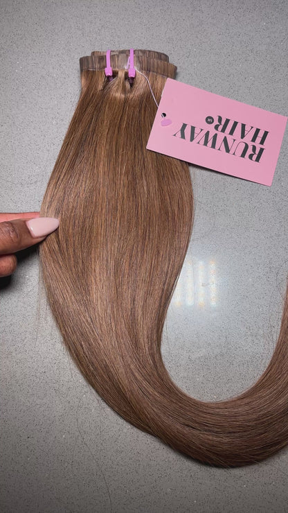 Straight Seamless Clip-In Extensions