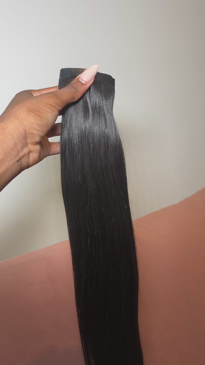 Straight Seamless Clip-In Extensions