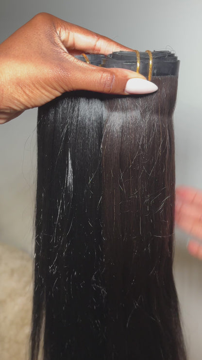Yaki Straight Seamless Clip-In Extensions